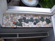 Bels ablakprkny (knykl) mozaik bortssal
